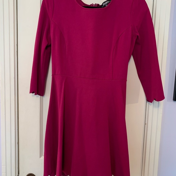 Plum colored long sleeve dress - Picture 4 of 5